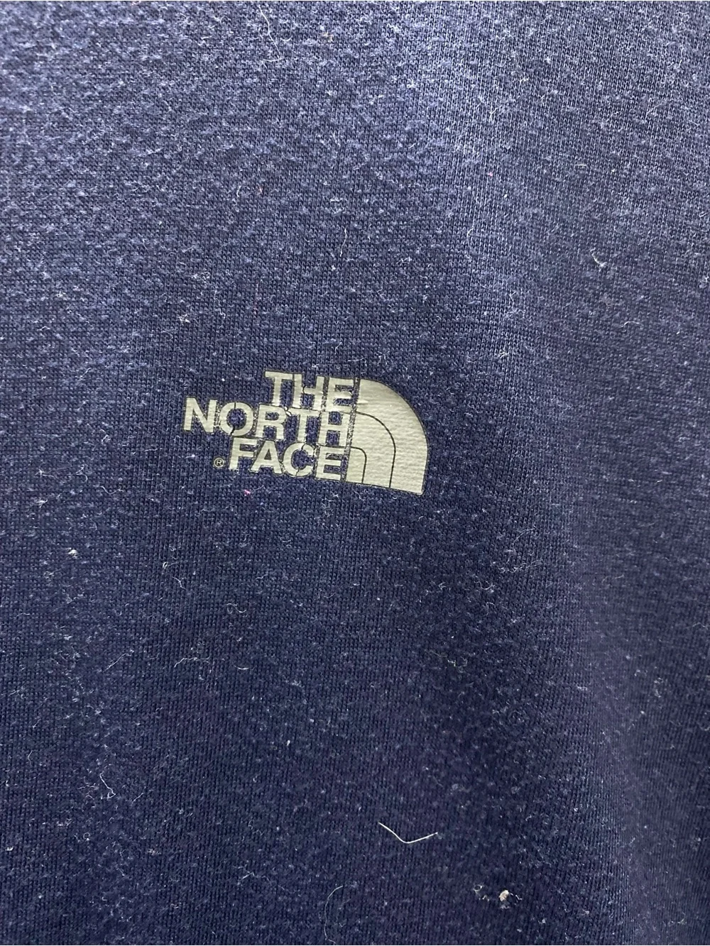 The North Face VaporWick Men's 2XL Blue Long Sleeve Crew Neck Tee Logo